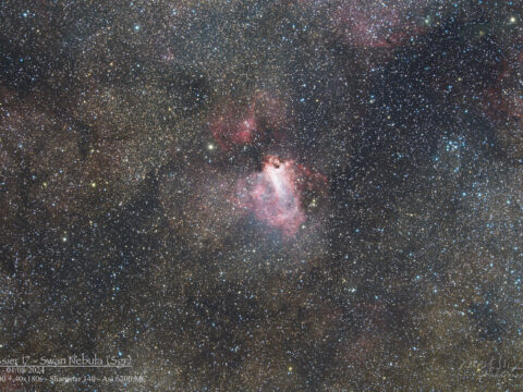 Messier 17 – “Swan” or “Omega” Nebula